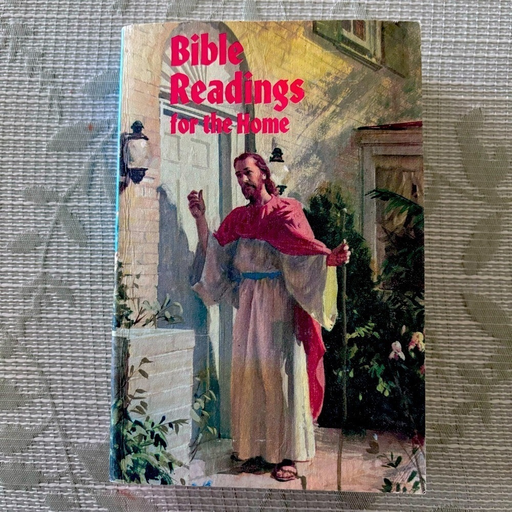 Vintage Bible Readings For The Home 1958
Color Illustrated Book
